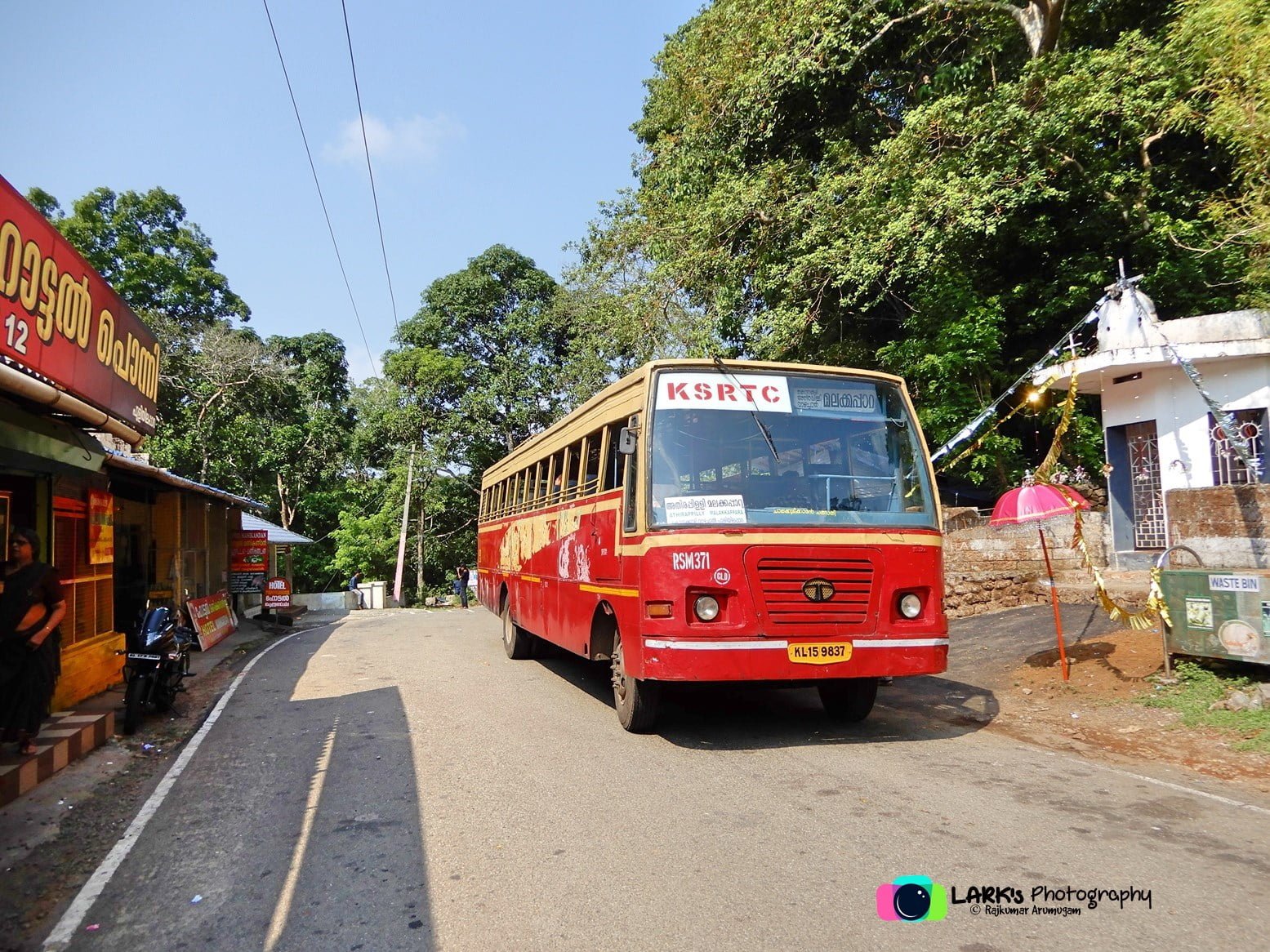 KSRTC RSM 371 Chalakudy to Malakkappara Bus Timings