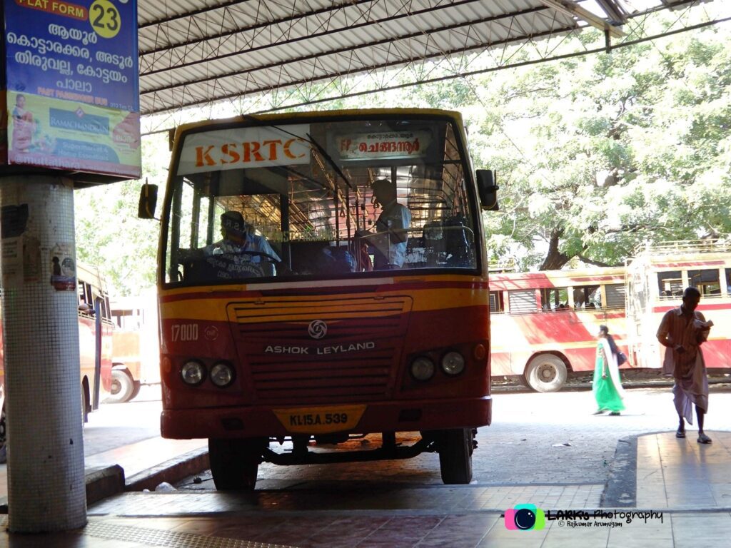 KSRTC 17000 Chengannur to Thiruvananthapuram Bus Timings