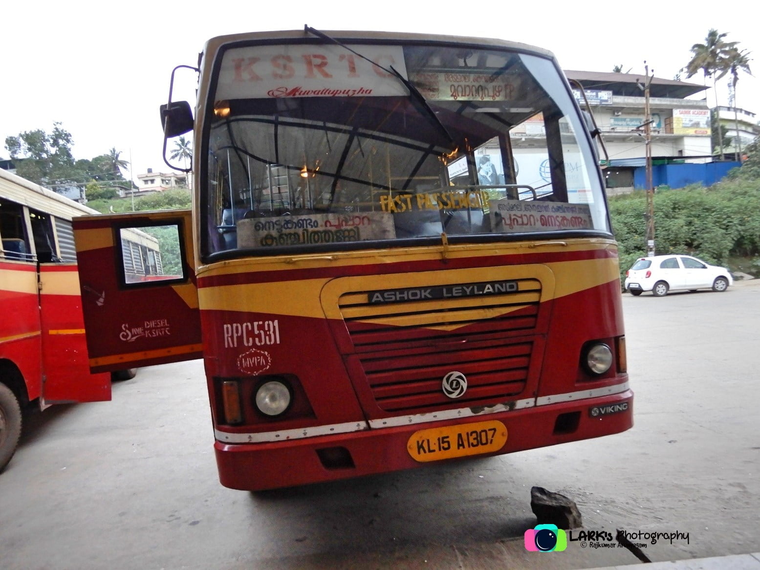KSRTC RPC 531 Kattappana to Muvattupuzha Bus Timings via Pooppara