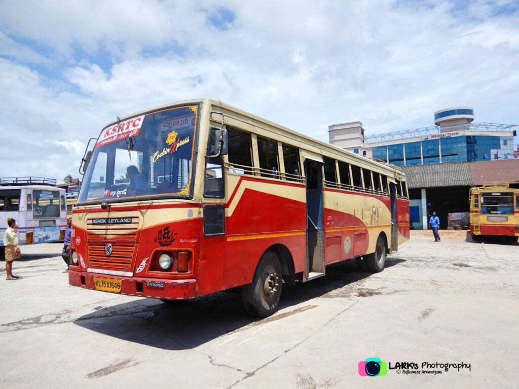 Vypin - North Paravoor - Palakkad Bus Timings - KSRTC RPC 893