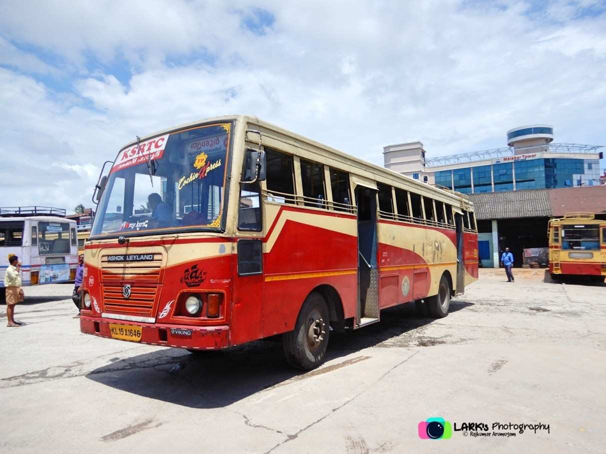 Vypin - North Paravoor - Palakkad Bus Timings - KSRTC RPC 893