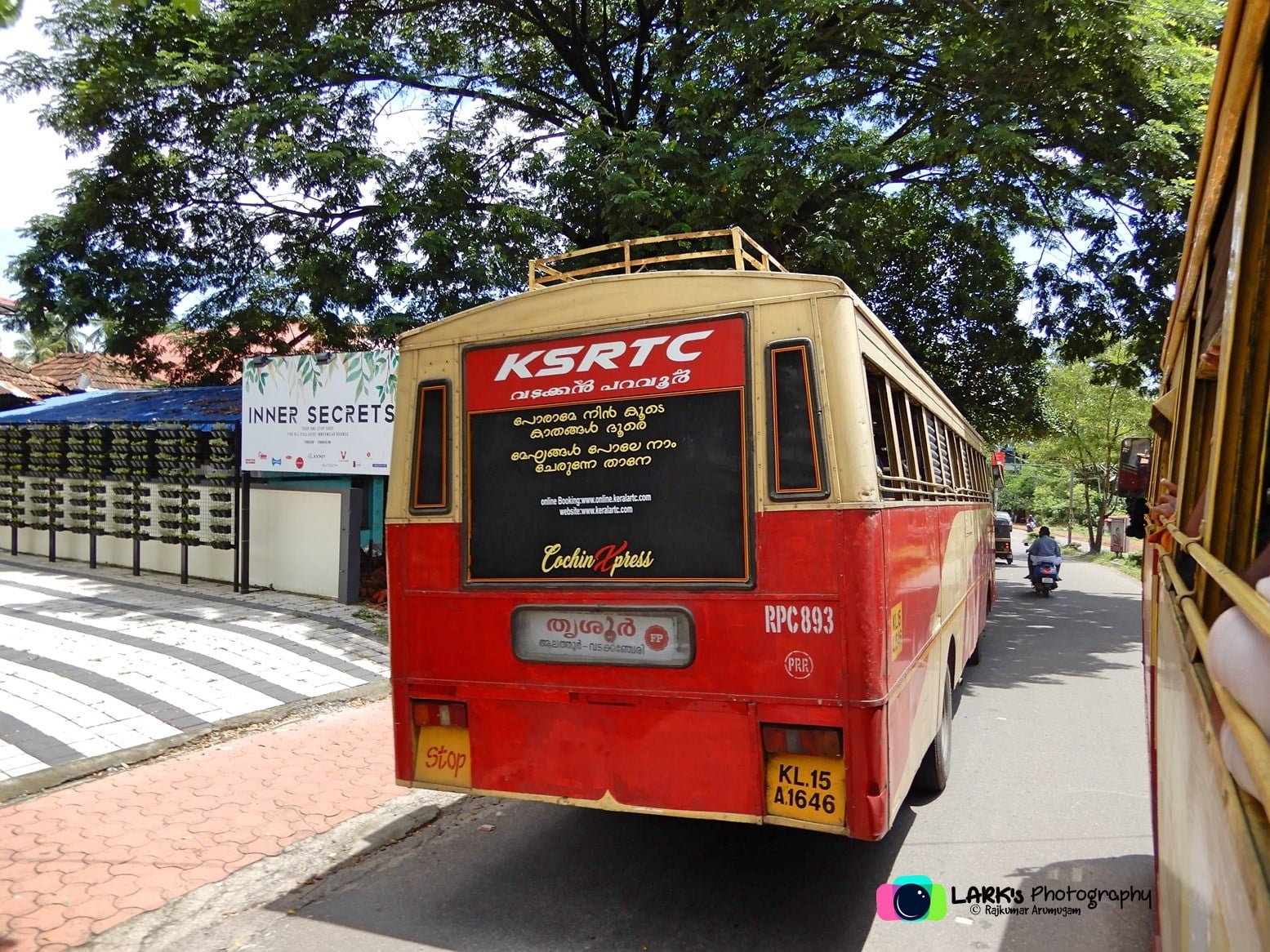 KSRTC RPC 893 Vypin to Palakkad Bus Timings via  North Paravoor