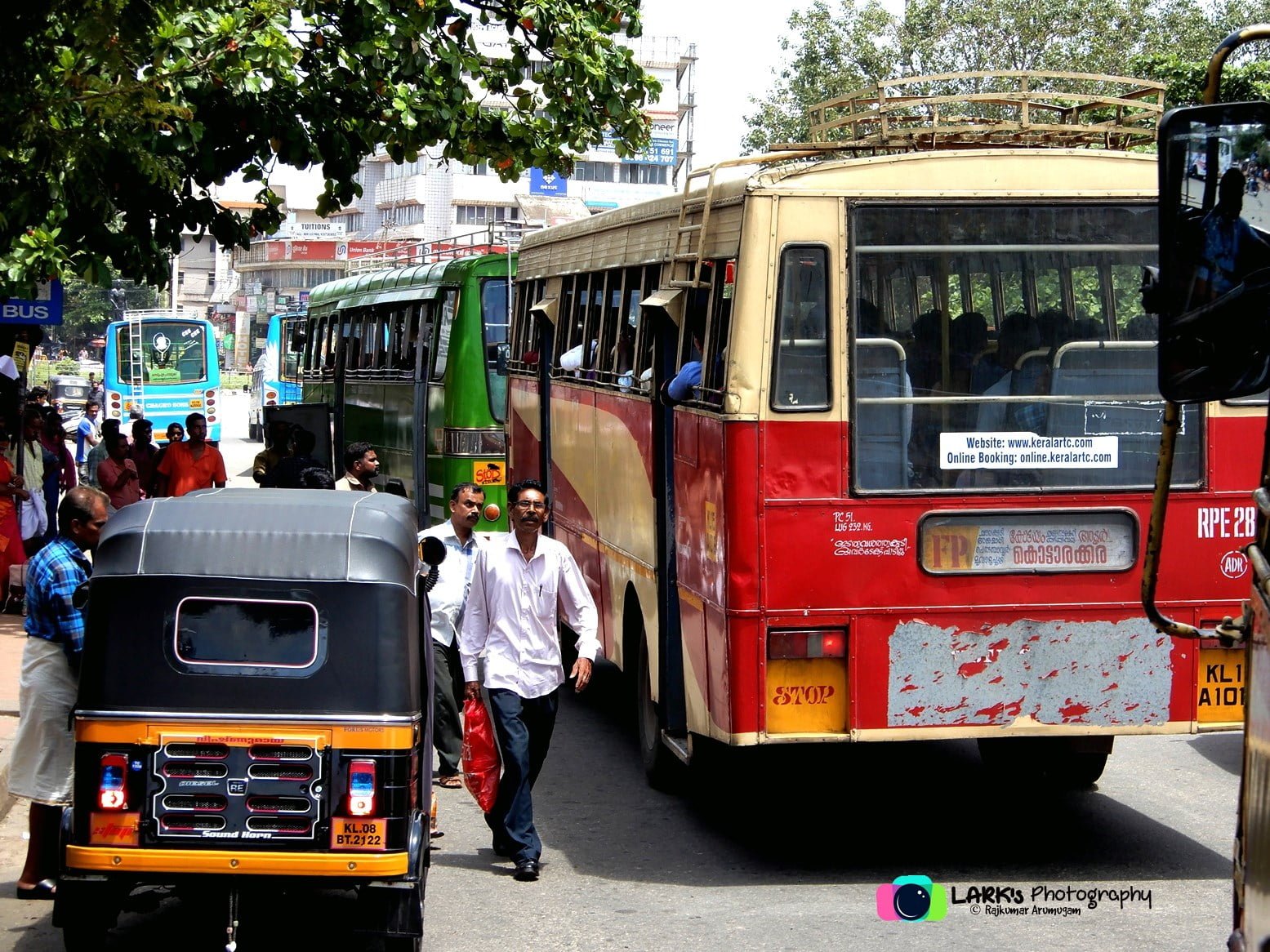 KSRTC RPE 283 Thrissur to Kottarakkara bus timings