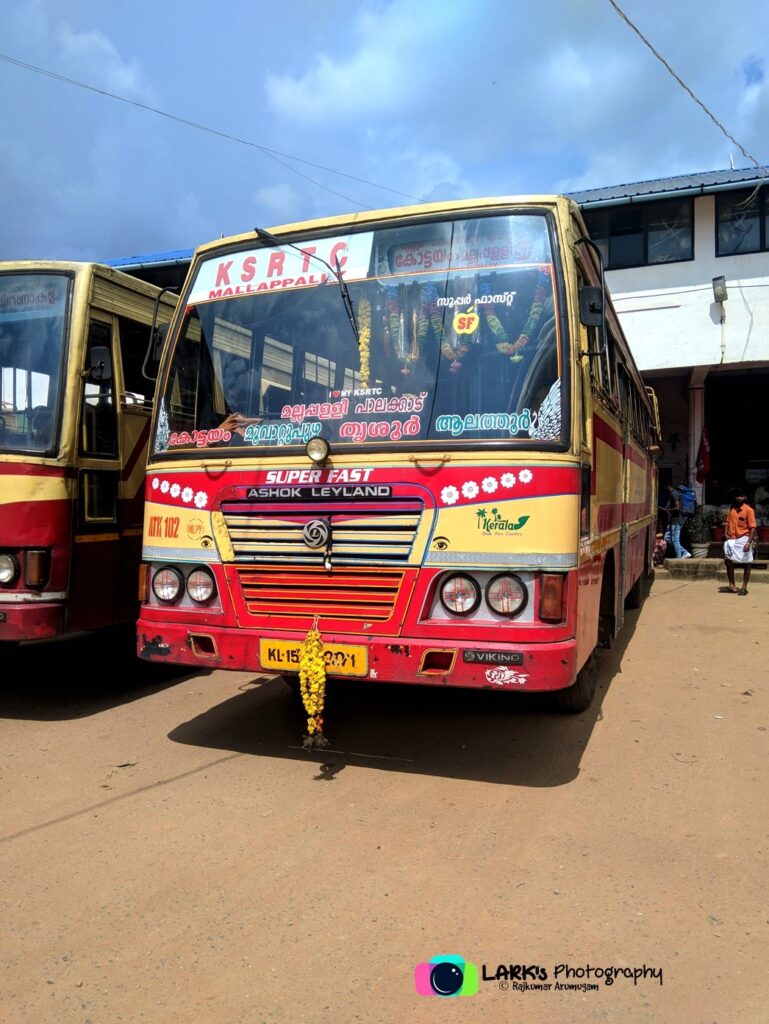KSRTC ATK 102 Mallapally to Palakkad Bus Timings