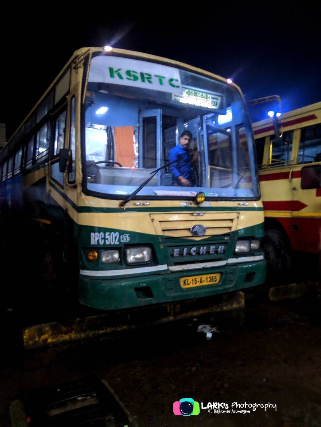 KSRTC RPC 502 Ernakulam to Mangalore Bus Timings 