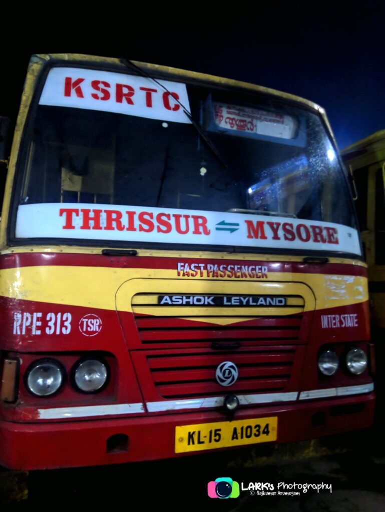 KSRTC RPE 313 Thrissur - Mysore