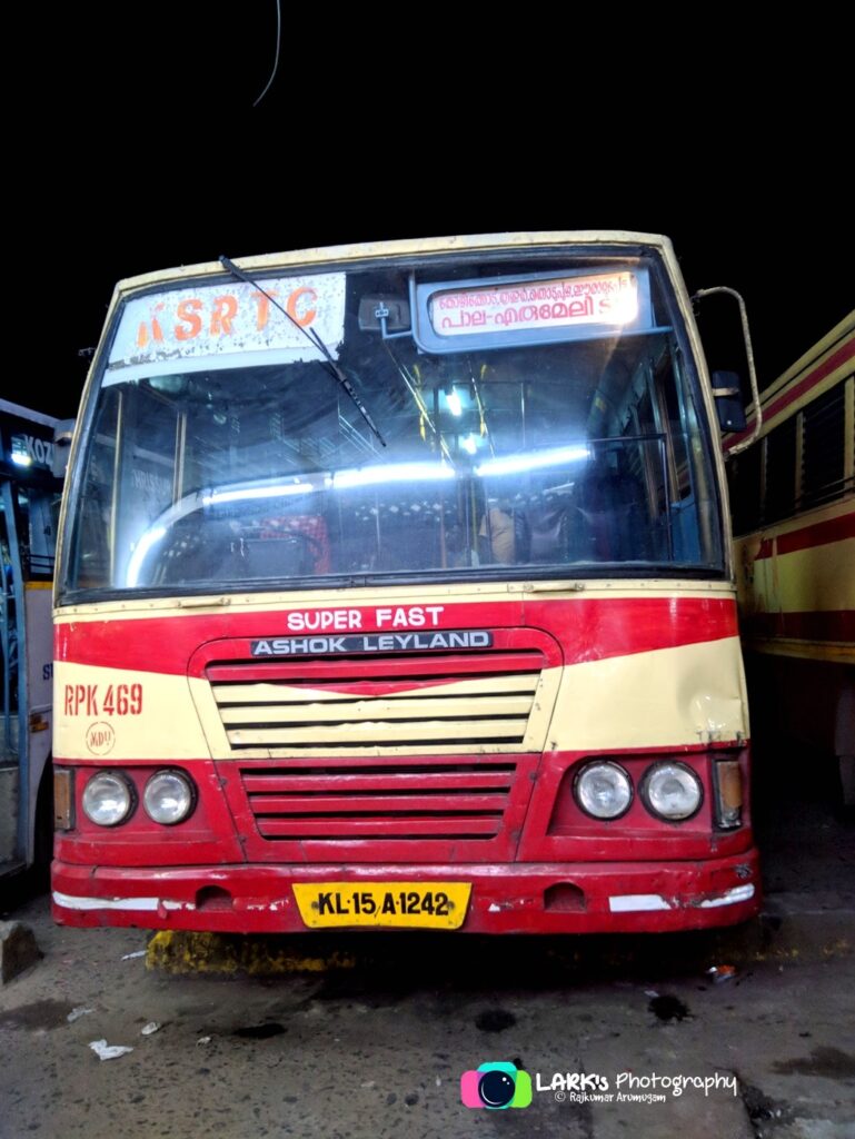KSRTC RPK 469 Mananthavady – Erumely Bus Timings
