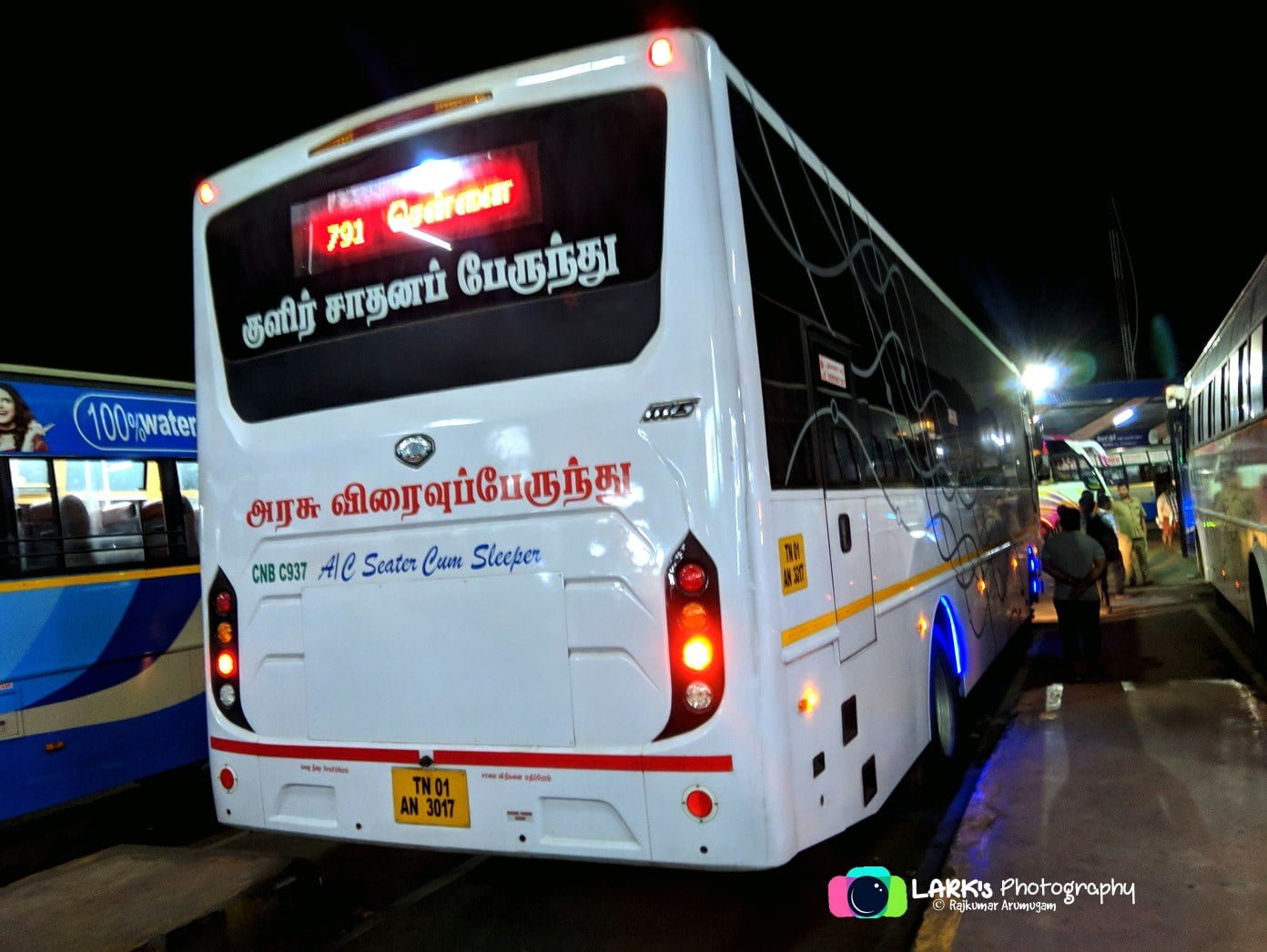 SETC CNB C937 TN 01 AN 3017 Chennai to Ernakulam Bus Timings 