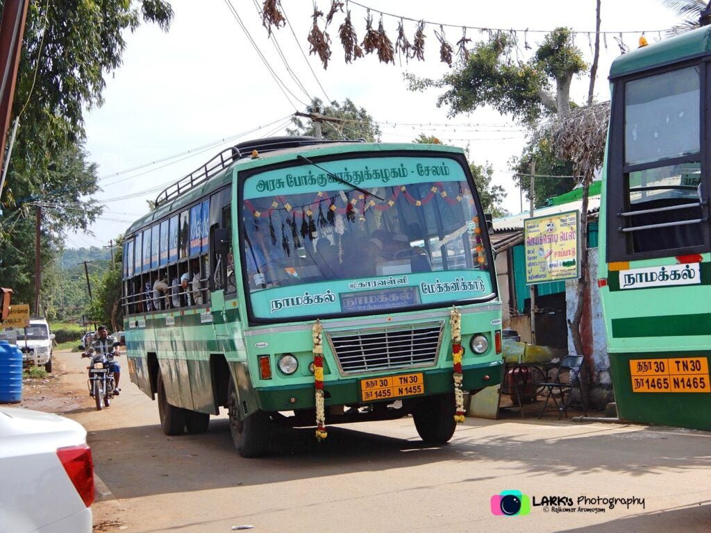 TNSTC TN 30 N 1455 Namakkal - Kolli Malai - Meganikadu
