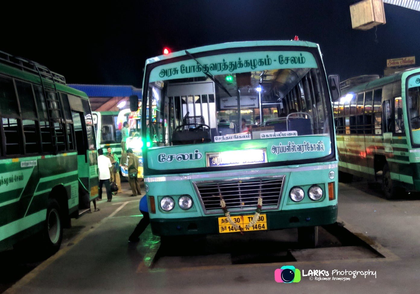 TNSTC TN 30 N 1464 Salem to Arapaleeswarar Temple Bus Timings 