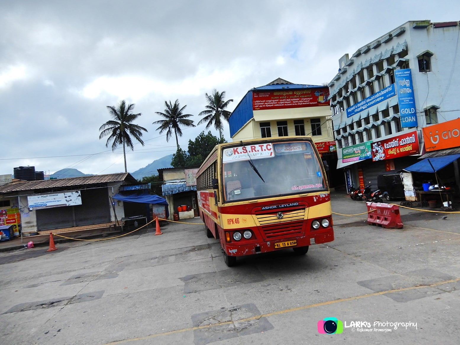 KSRTC RPK 46 Kattappana to Thiruvananthapuram Bus Timings 