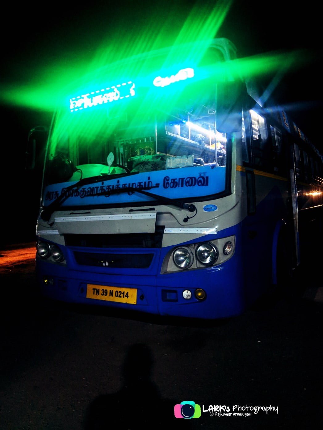 TNSTC TN 39 N 0214 Tiruppur to Theni Bus Timings 