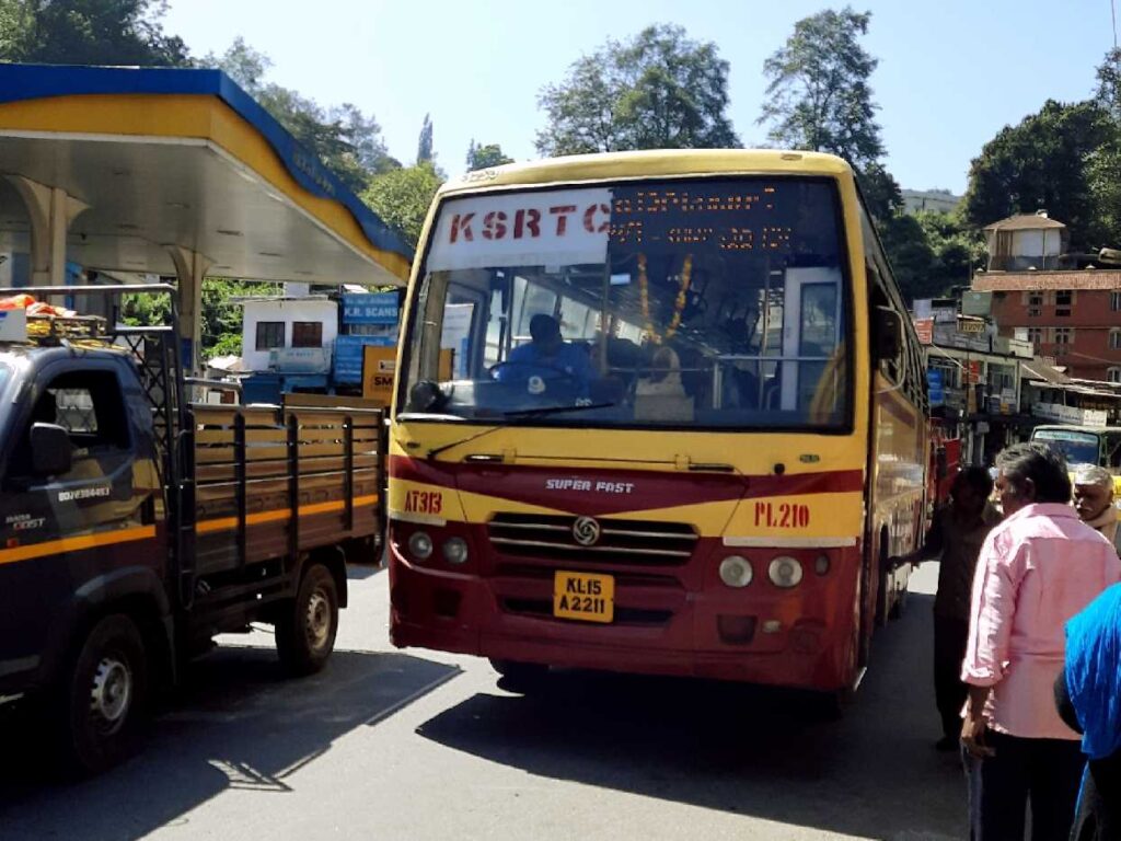 Palakkad to Ooty Bus Timings KSRTC AT 313