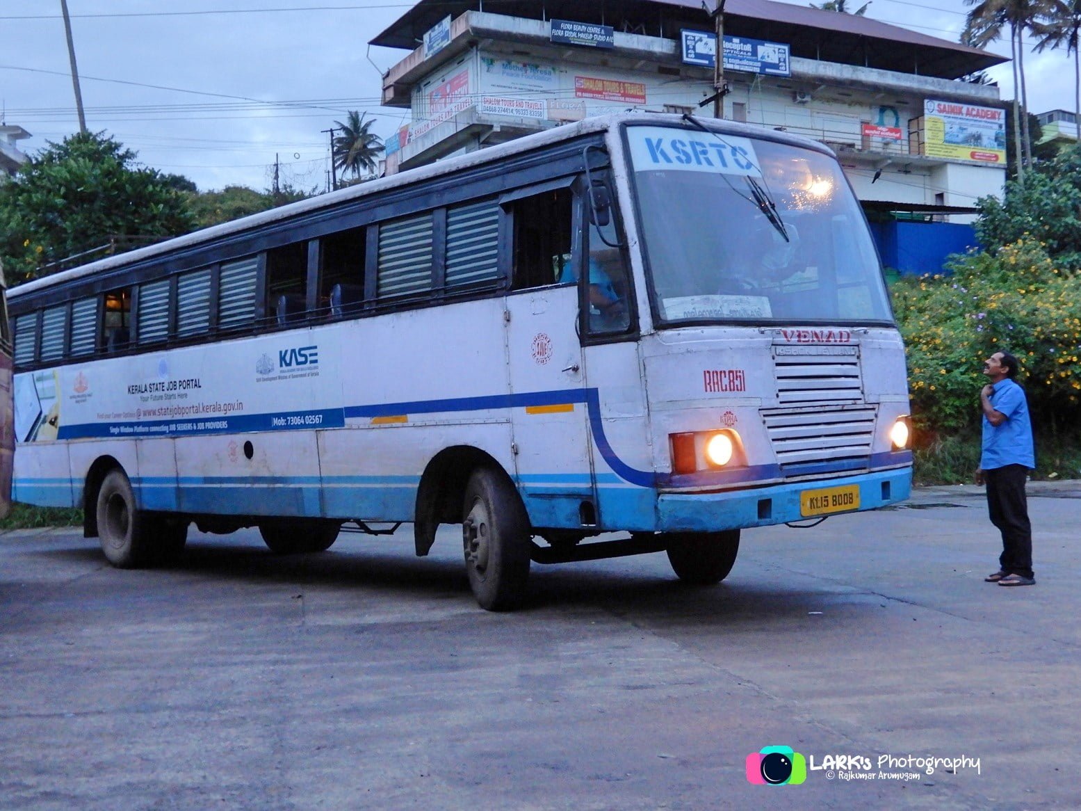 KSRTC RAC 851 Kattappana to Munnar Bus Timings 