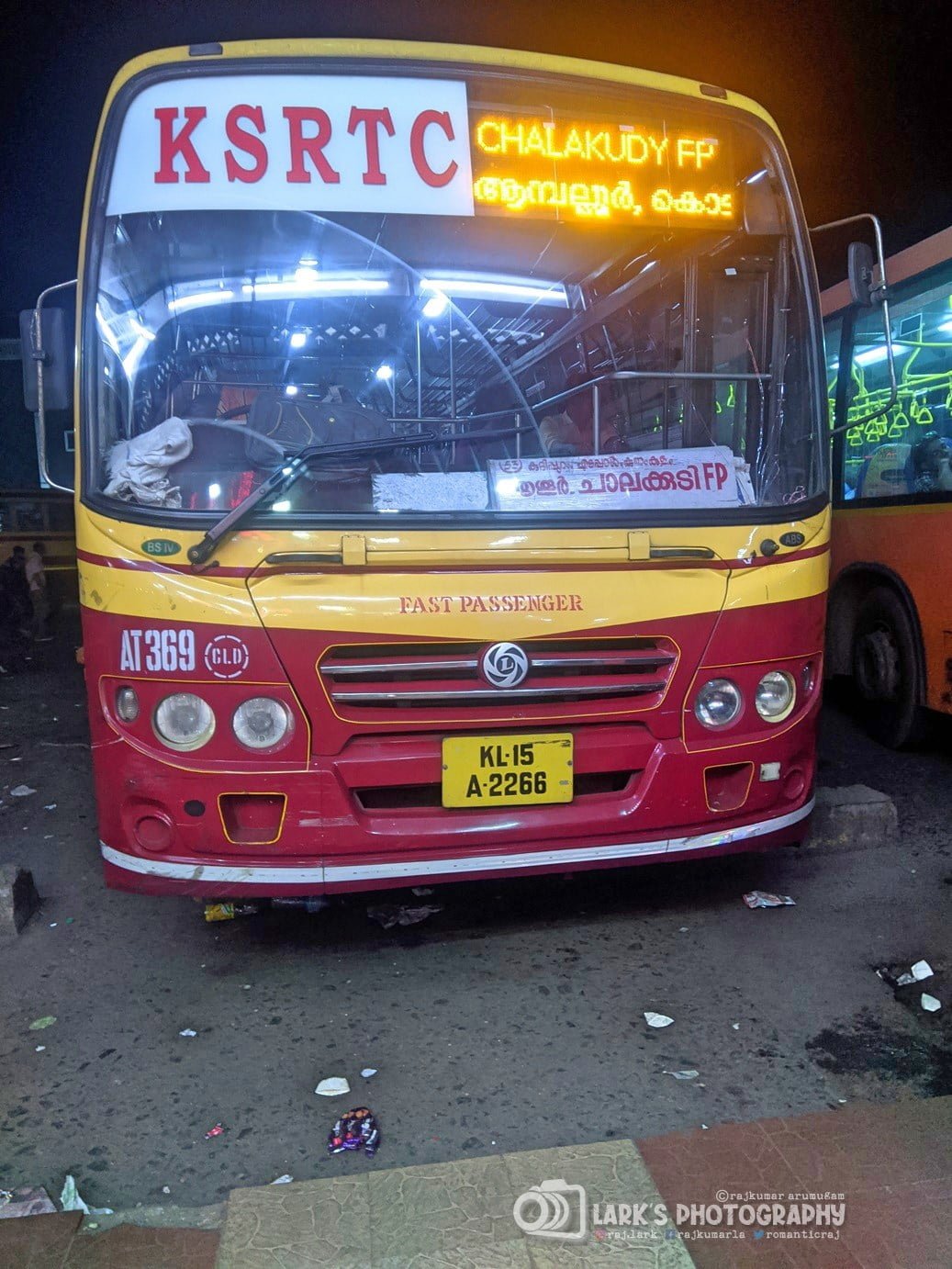 KSRTC AT 369 Kozhikode to Chalakudy Bus Timings