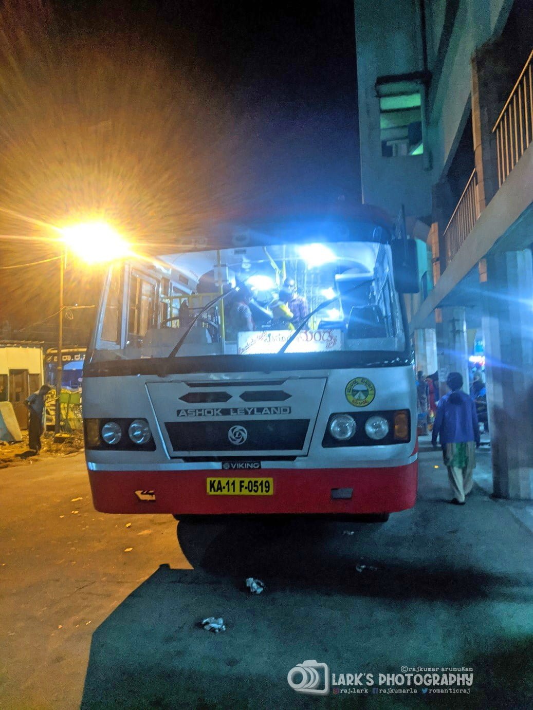 KSRTC KA-11-F-0519 Coimbatore to Mandya Bus Timings 