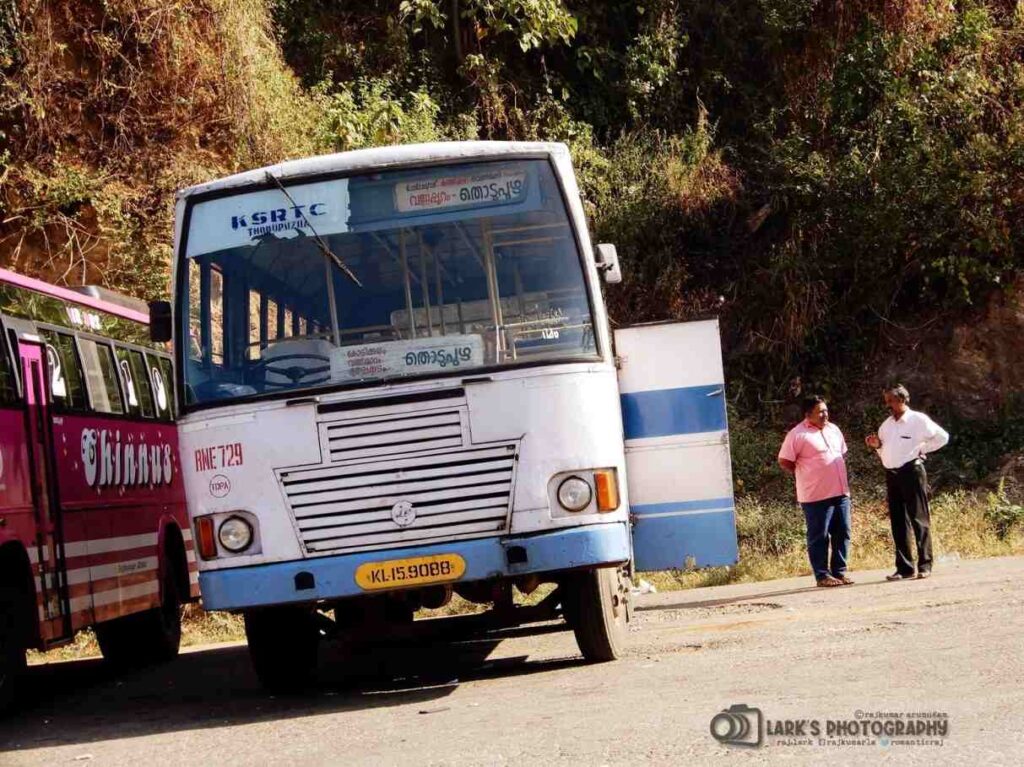 Thodupuzha to Chelachuvadu (via Vannapuram) Bus Timings - KSRTC RNE 729