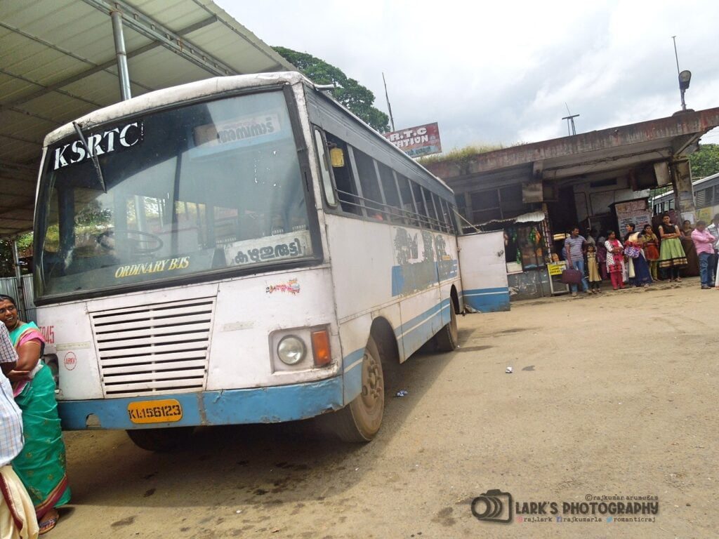 KSRTC RT 945 Aryankavu to Ambanad Bus Timings