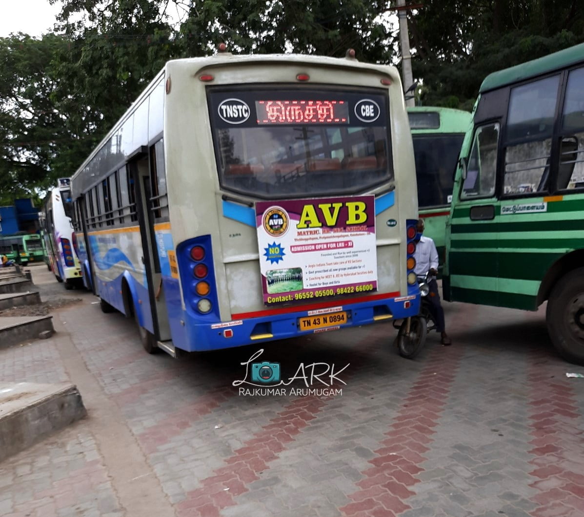 TNSTC TN 43 N 0894 Mettupalayam to Trichy Bus Timings