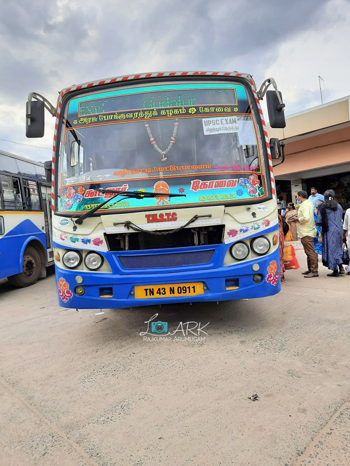 TNSTC TN 43 N 0911 Gudalur to Coimbatore Bus Timings 