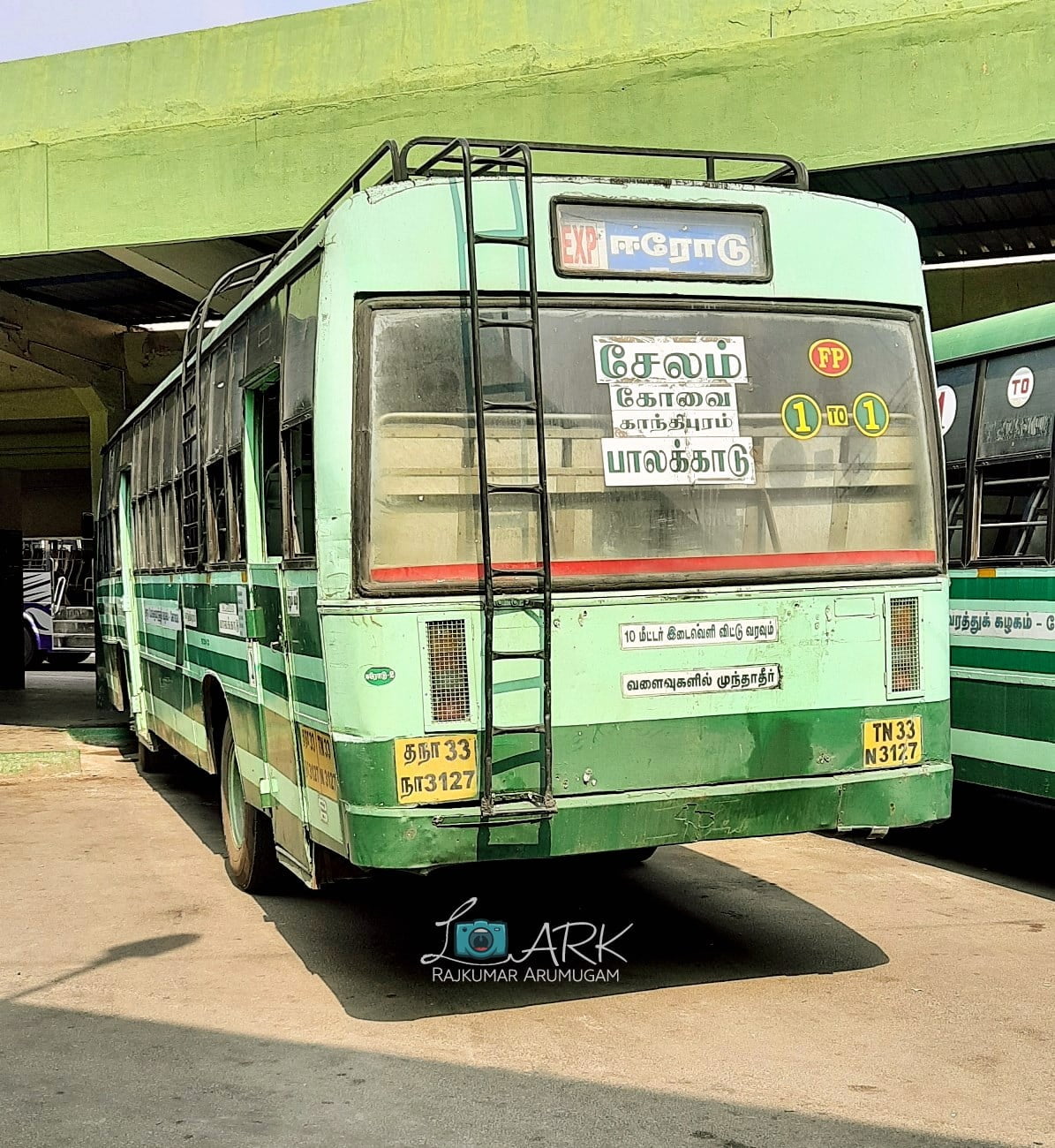 TNSTC TN 33 N 3127 Salem to Palakkad Bus Timings 