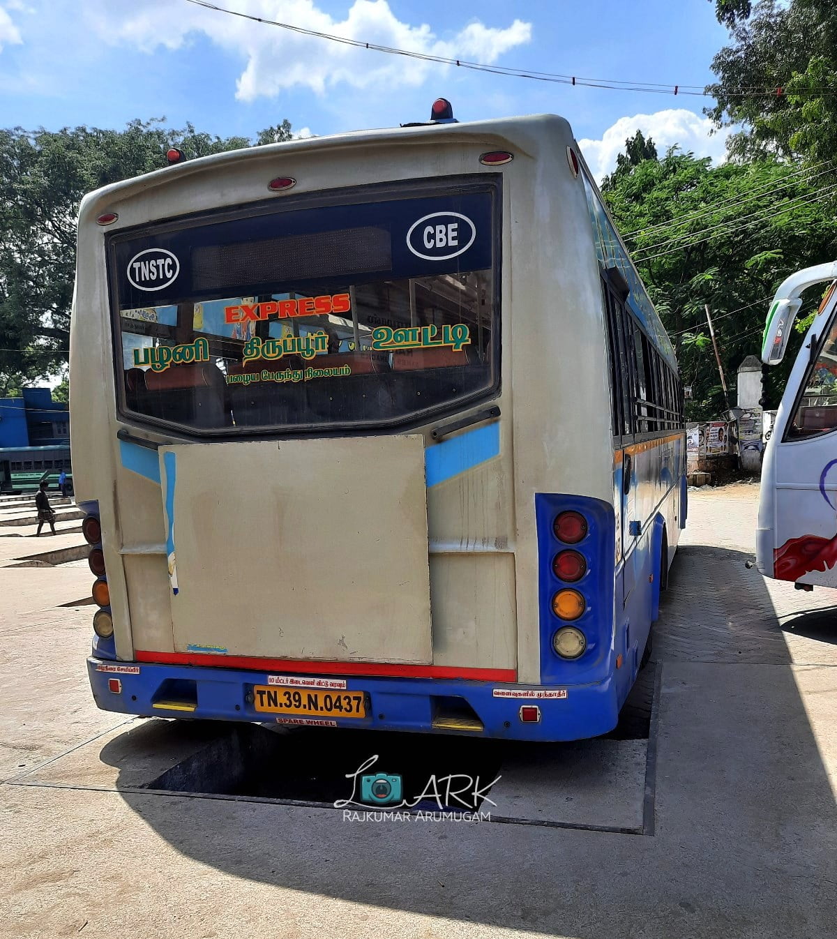 TNSTC TN 39 N 0437 Ooty to Palani Bus Timings 