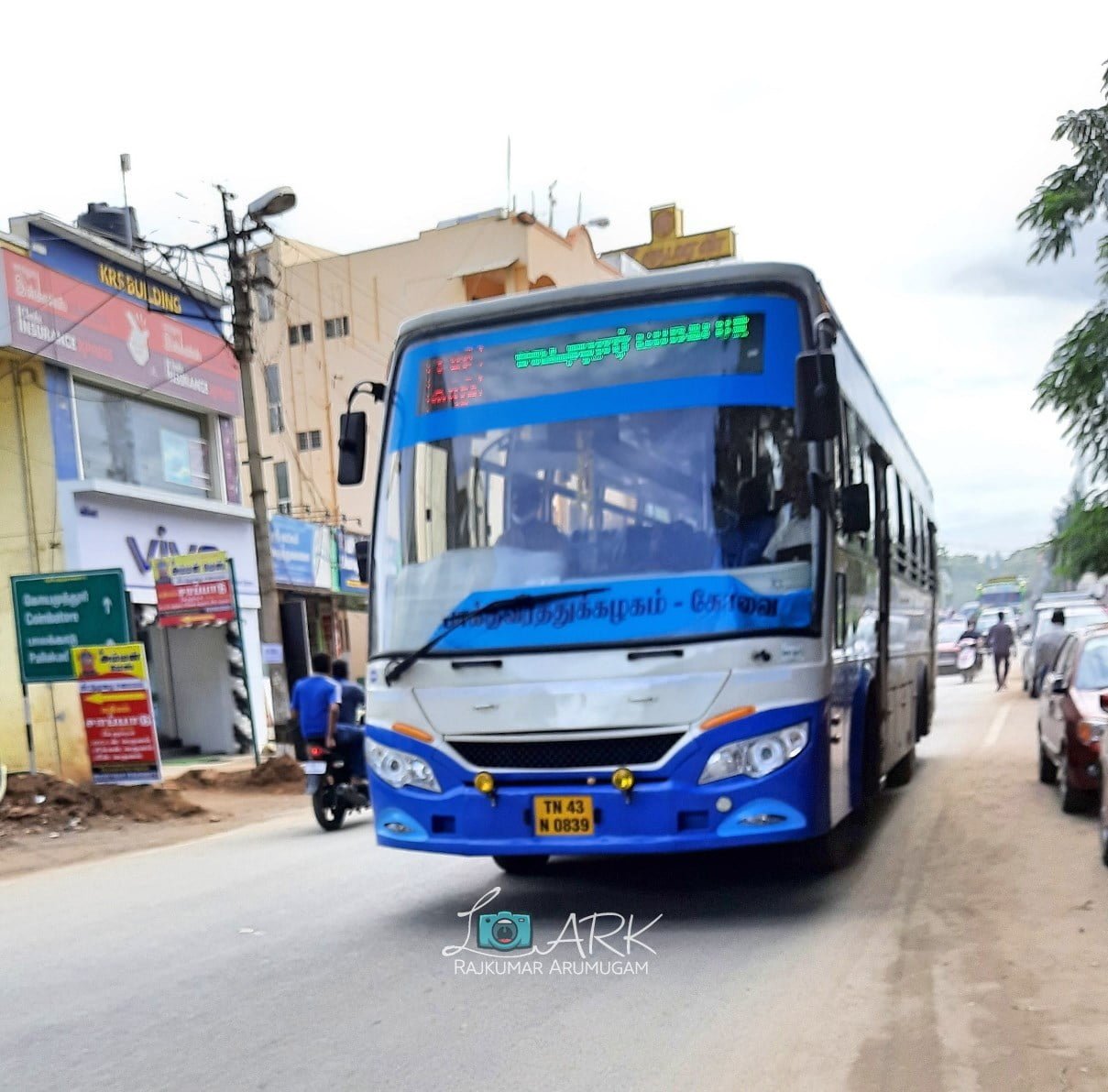 TNSTC TN 43 N 0839 Gudalur - Coimbatore