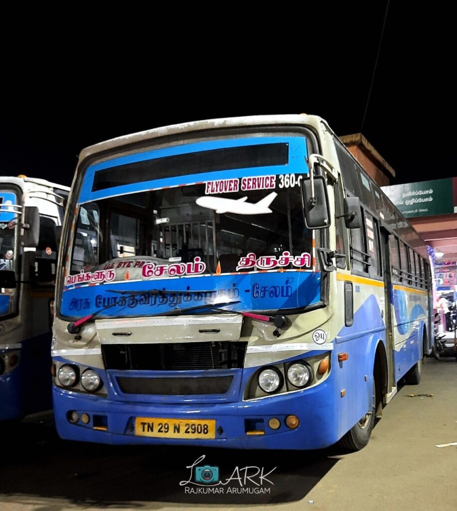 TNSTC TN 29 N 2908 Trichy - Salem - Bangalore