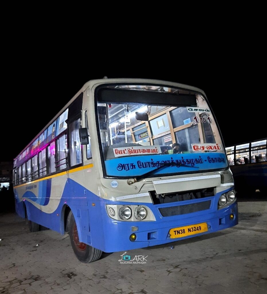 TNSTC TN 38 N 3249 Mettupalayam - Salem