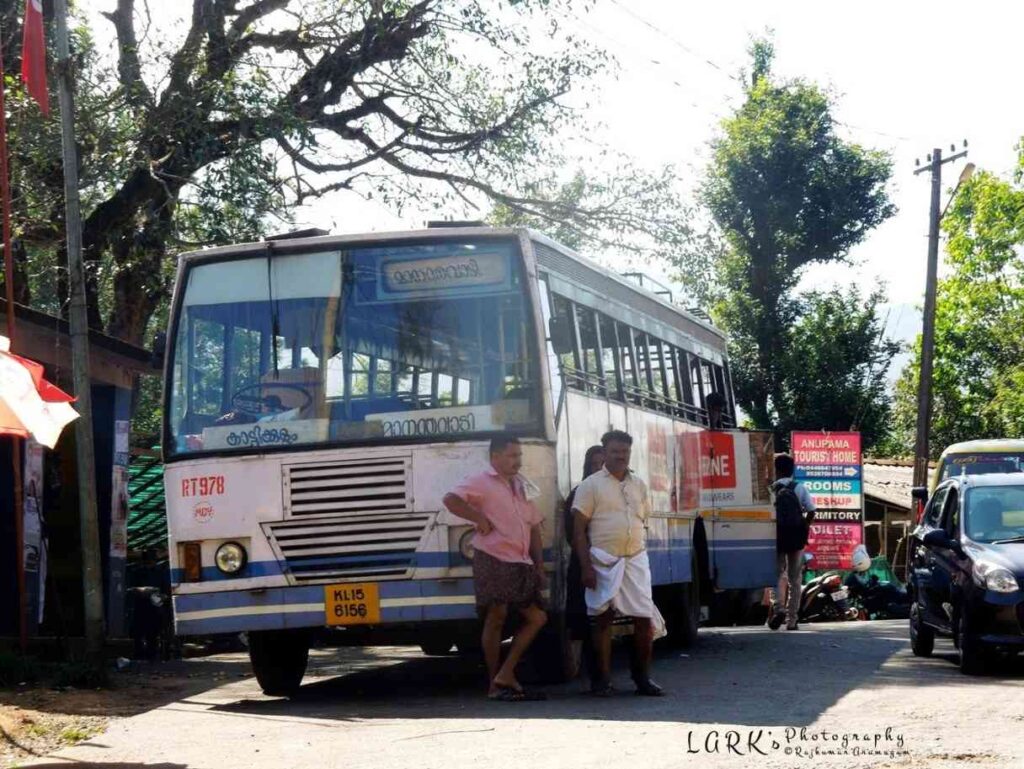 Mananthavady to Thirunelli Temple KSRTC Bus Timings