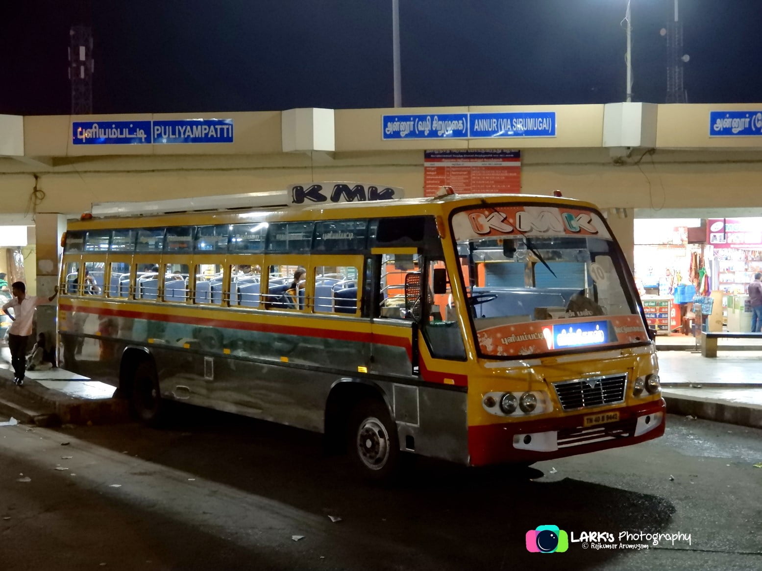 TNSTC Bus Timings from Puliampatti Bus Stand 
