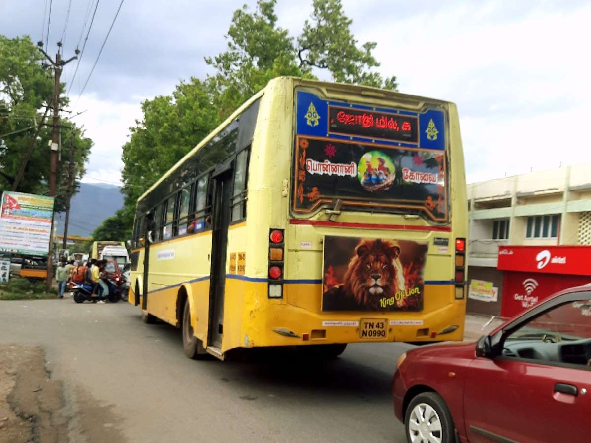 Coimbatore to Ponnani Bus Timings (via Gudalur)