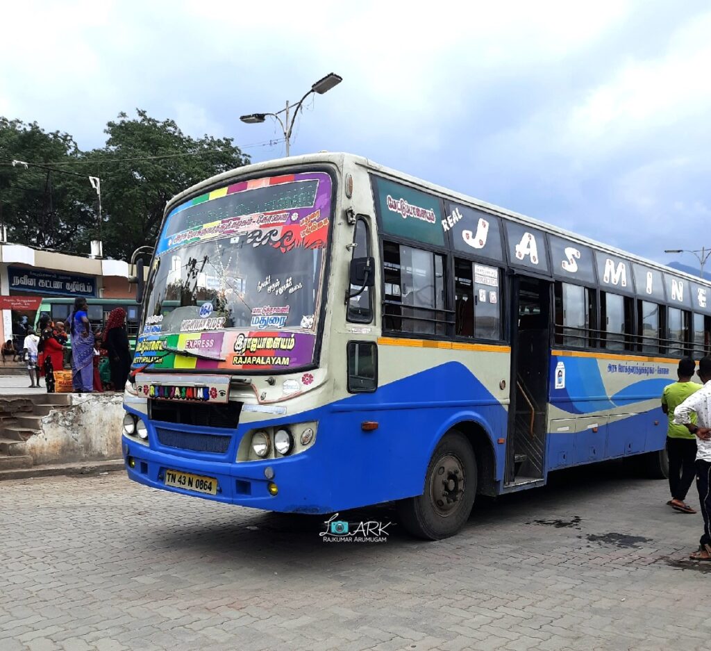 TNSTC TN 43 N 0864 Mettupalayam - Rajapalayam Bus Timings