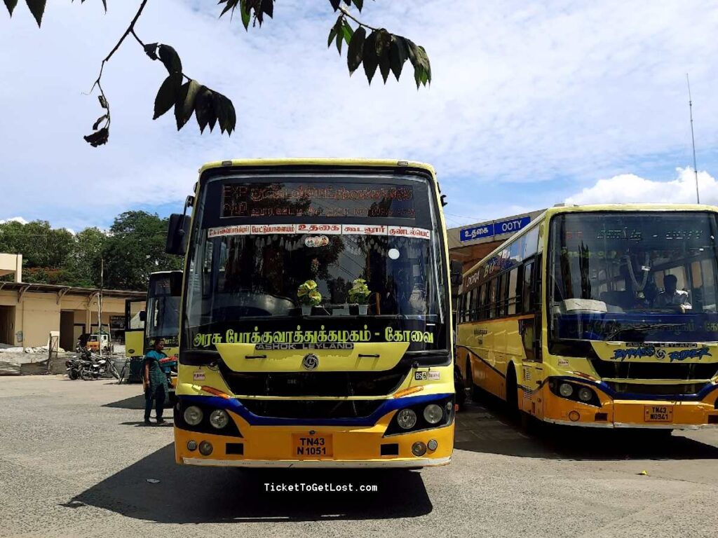 Coimbatore to Gundlupet Bus Timings - TNSTC TN 43 N 1051