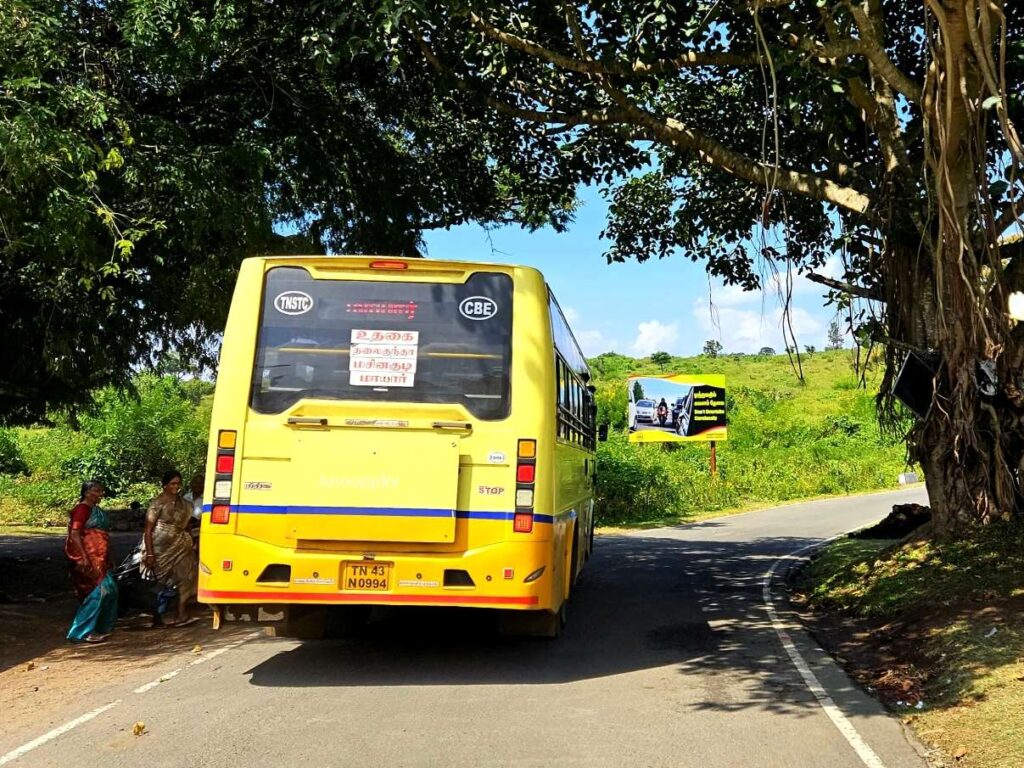 Ooty to Moyar Bus Timings TNSTC TN 43 N 0994