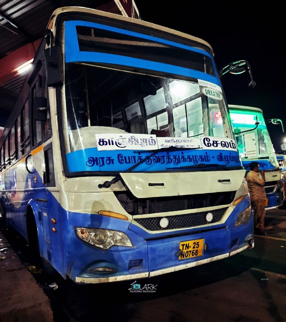 TNSTC TN 25 N 0768 Salem - Kanchipuram Bus Timings