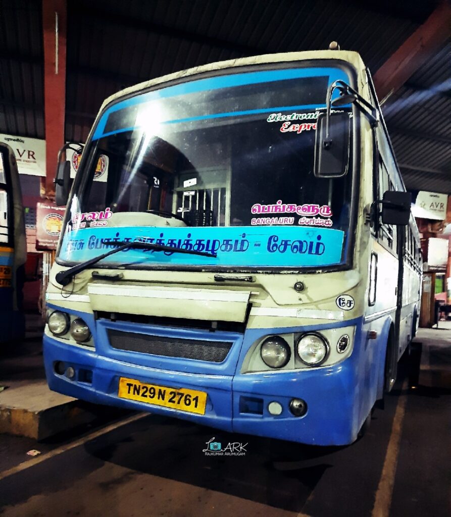 TNSTC TN 29 N 2761 Salem - Bangalore Bus Timings
