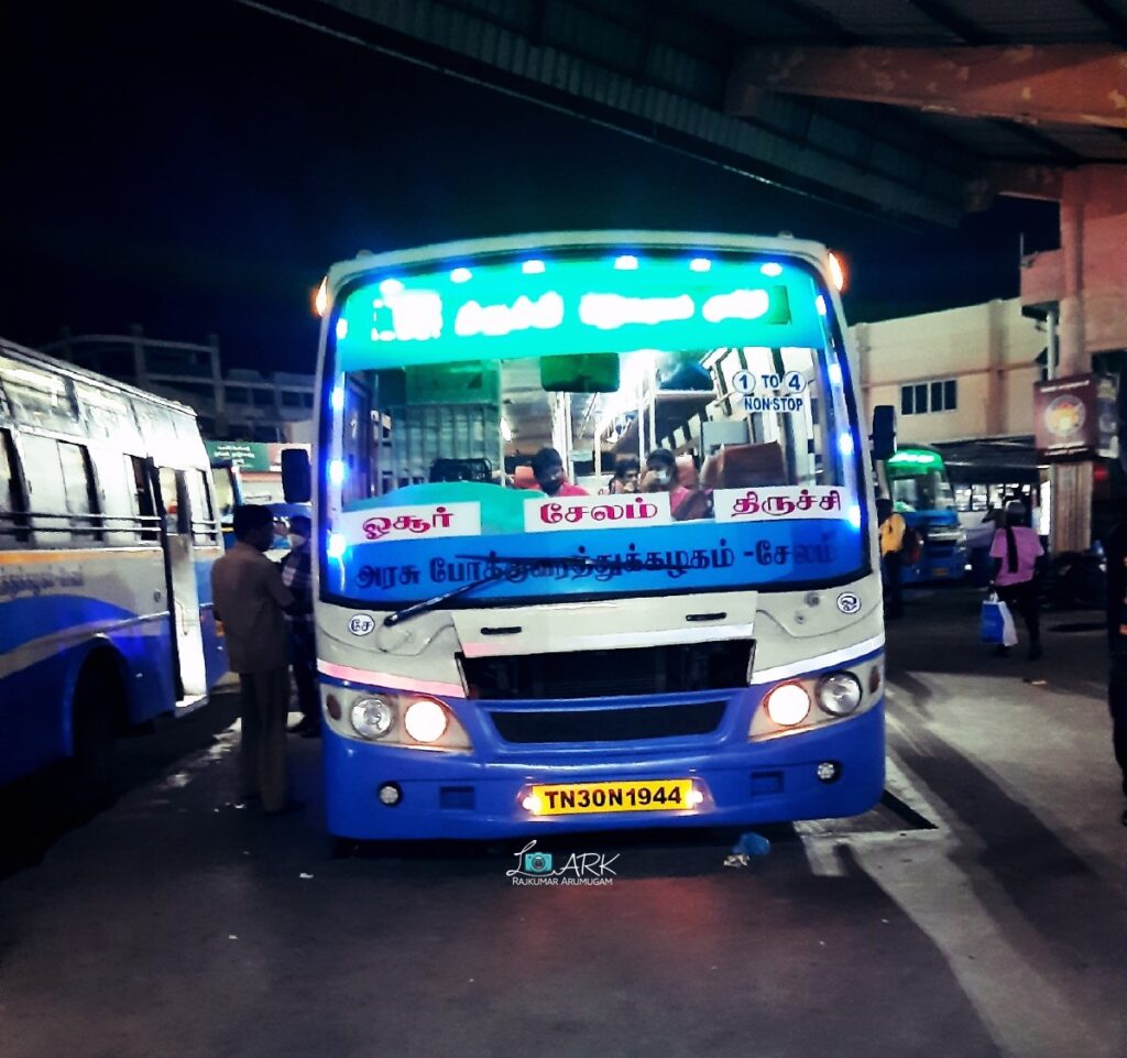 TNSTC TN 30 N 1944 Trichy - Hosur Bus Timings