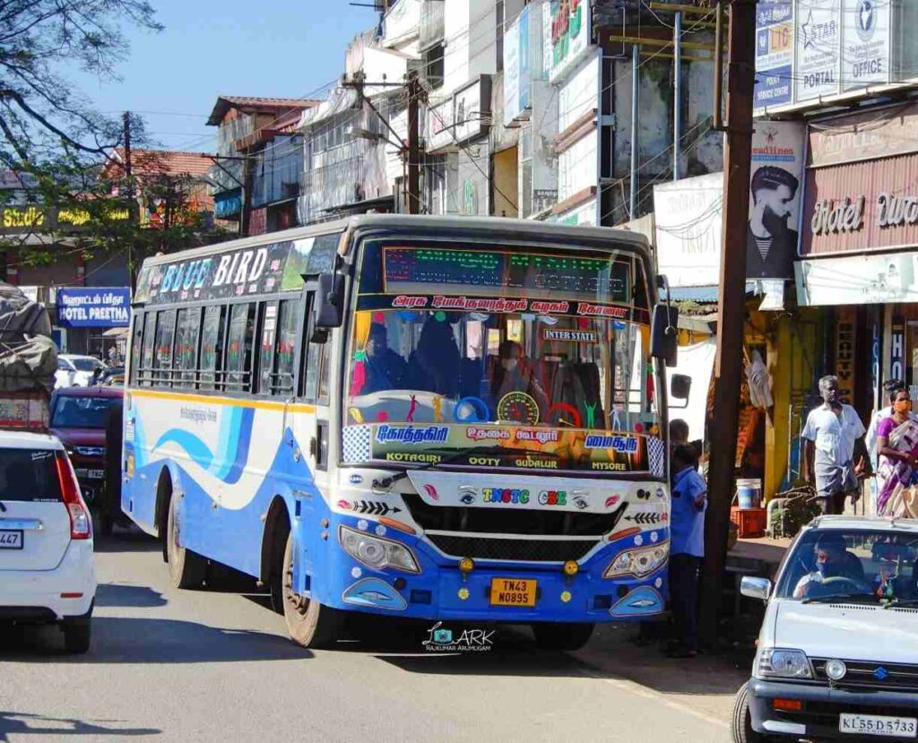 Kotagiri - Ooty - Mysore Bus Timings - TNSTC TN 43 N 0895