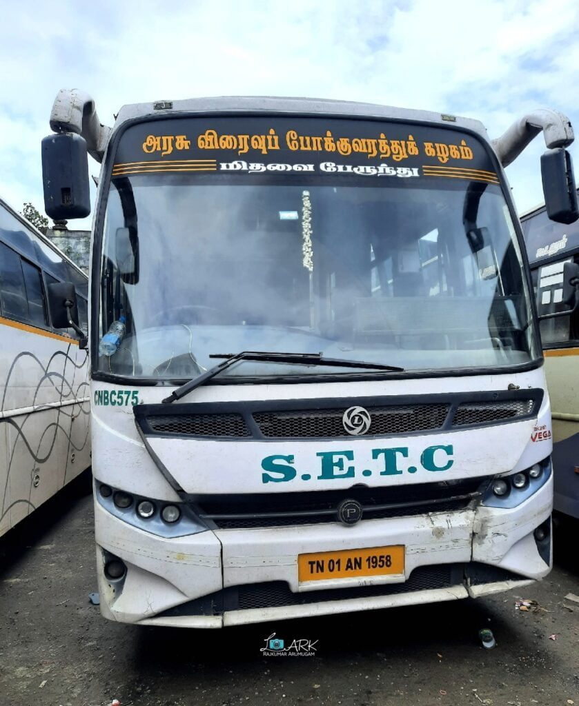 SETC CNB C575 TN 01 AN 1958 Gudalur - Ooty - Chennai Bus Timings