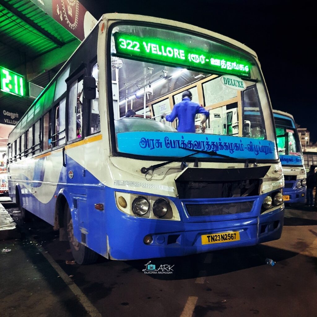 TNSTC Bus Timings from Tirupattur Bus Stand