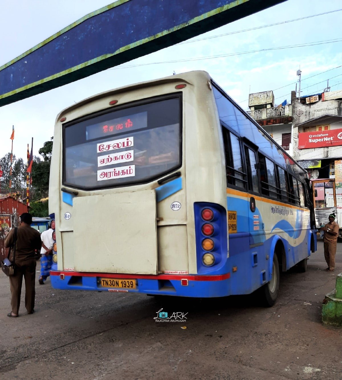 TNSTC TN 30 N 1939 Salem - Yercaud - Arangam Bus Timings 