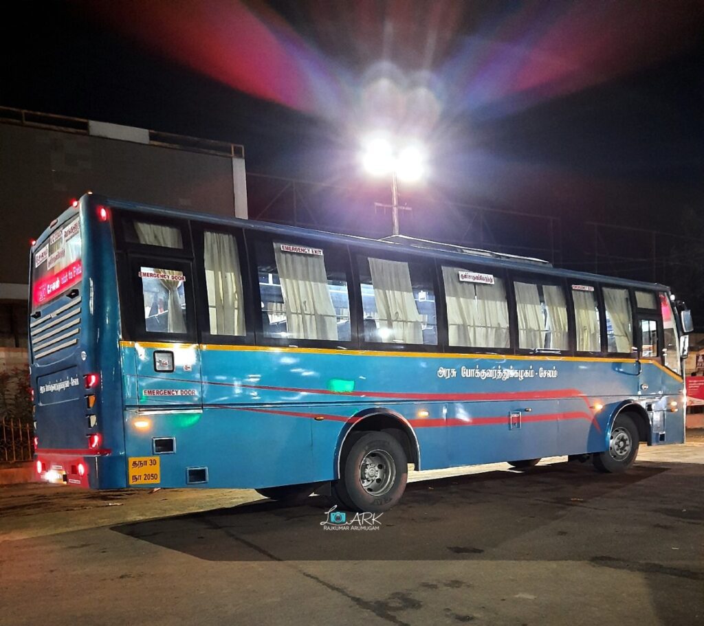 TNSTC TN 30 N 2050 Salem - Bangalore EAC Bus Timings