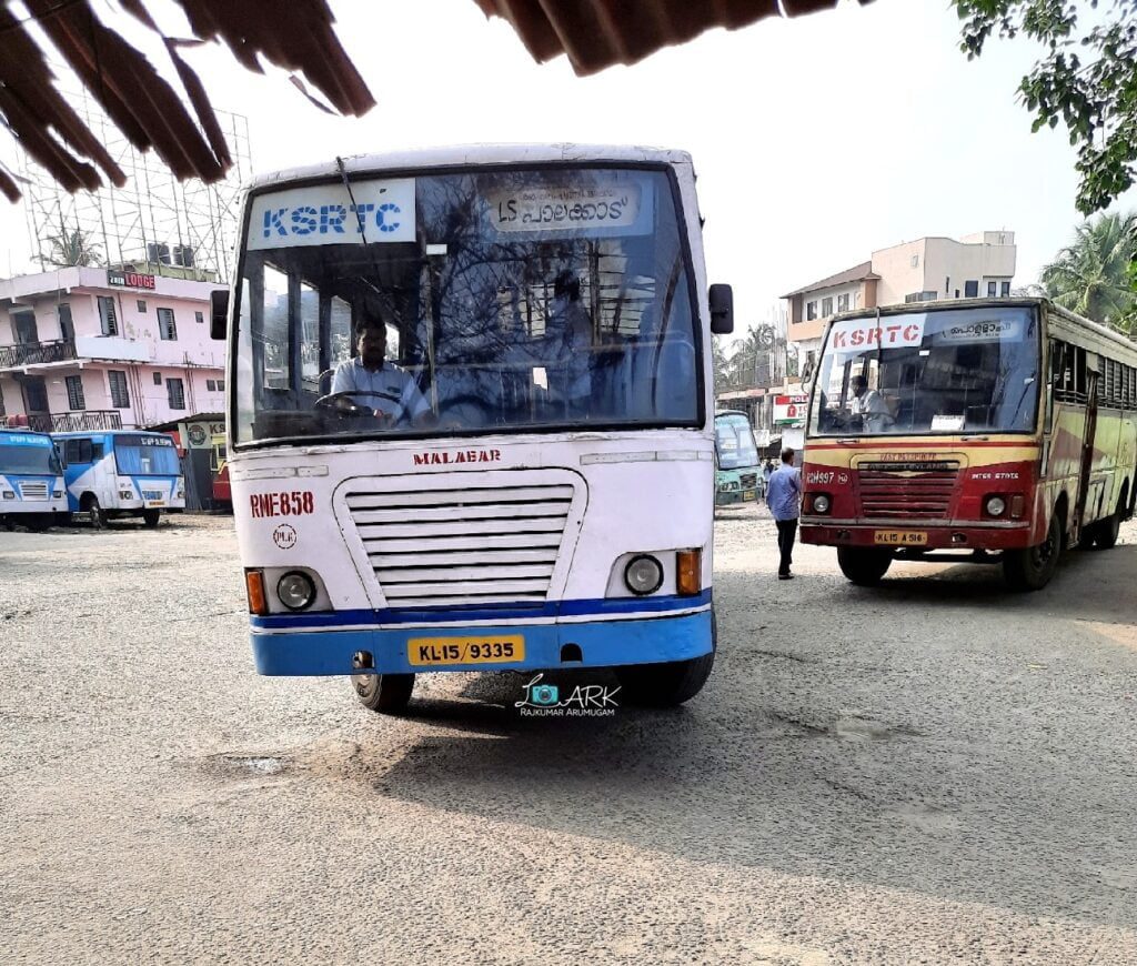 KSRTC RNE 858 Palakkad - Guruvayur Bus Timings