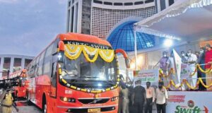 Kerala KSRTC-SWIFT GAJARAJ AC Sleeper Bus Timings