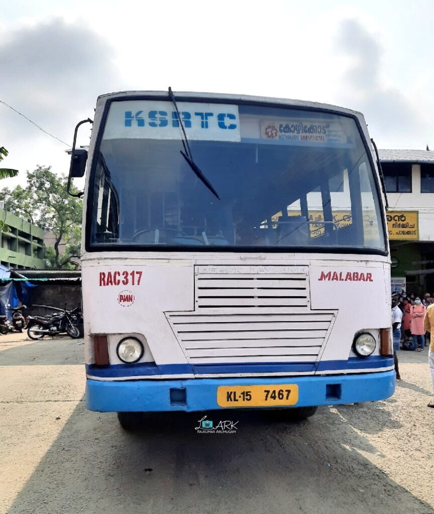 KSRTC RAC 317 Palakkad - Kozhikode Bus Timings