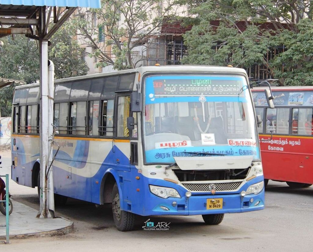 TNSTC Bus Timings from Palani Bus Stand