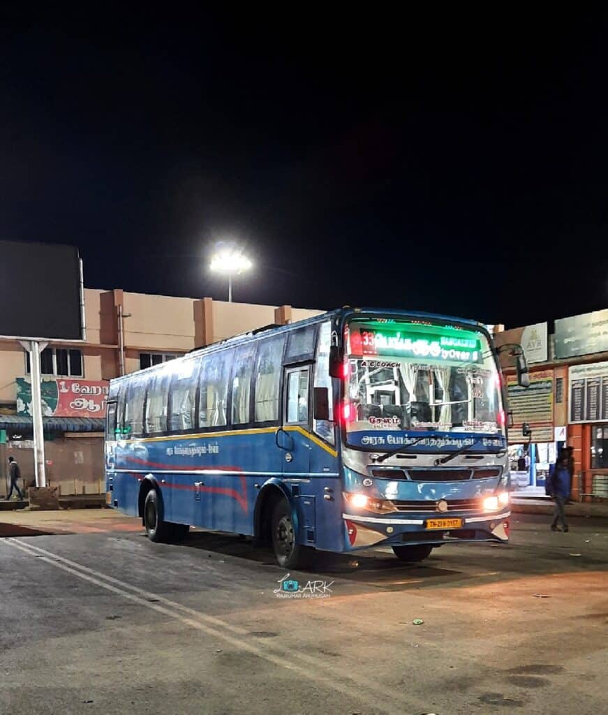 TNSTC TN 29 N 3157 Salem - Bangalore EAC Bus Timings