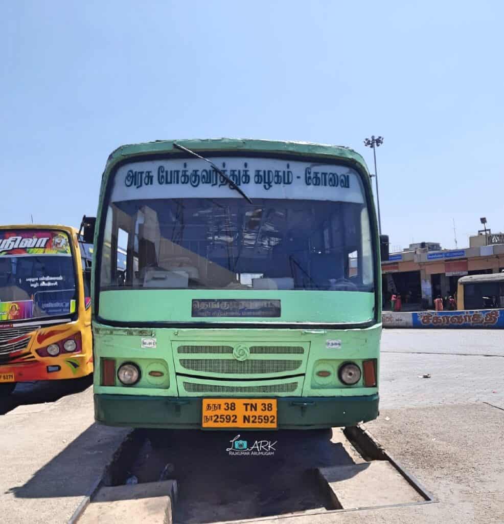 TNSTC TN 38 N 2592 Coimbatore - Mettupalayam - Thengumarahada Bus Timings