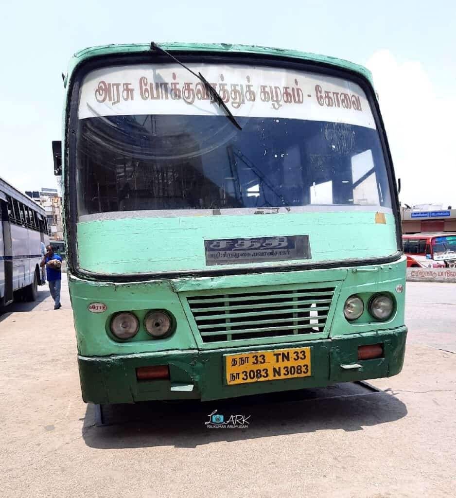 TNSTC TN 33 N 3083 Mettupalayam - Sathyamangalam Bus Timings